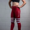 @theGym Athletic Leggings - Red -Gym Equipme Sales 1 esther red leggings1