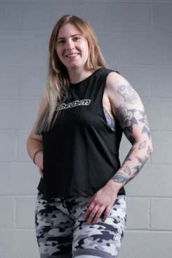 @theGym Ladies Tank Vest - Black