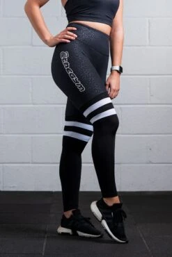 @theGym Black-Leopard Leggings