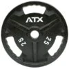 25kg ATX Premium Cast Iron Tri-Grip Olympic Weight (1of) -Gym Equipme Sales 25kg 2