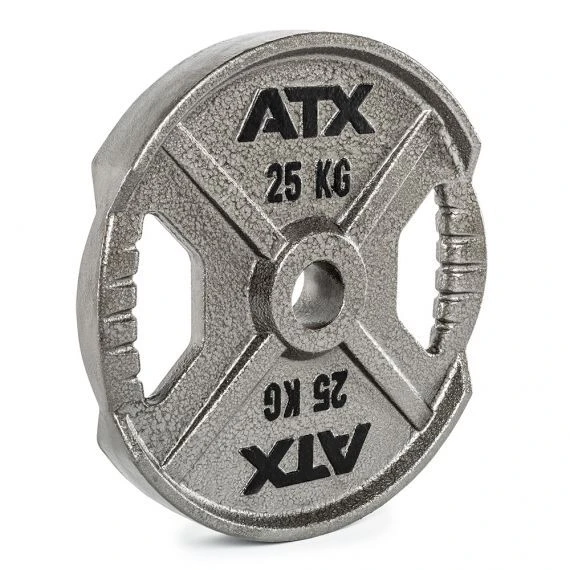ATX Hammertone Olympic Cast-Iron Weight Plates 7 ATX Hammertone Olympic Cast-Iron Weight Plates - Image 5