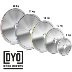 Own Logo Calibrated Steel Weight Plates, By ATX -Gym Equipme Sales 50 lxst 2500 0500