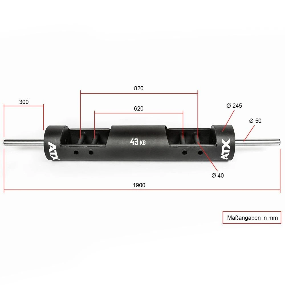 ATX Big Boys Olympic Log Bar 6 ATX Big Boys Olympic Log Bar - Image 4