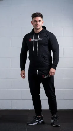 TRACKSUIT: @theGym Classic Hoodie And Joggers Set In Black -Gym Equipme Sales at the gym 2020 00001