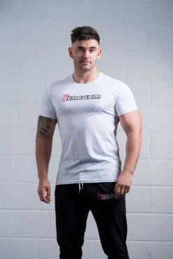 @theGym Classic T-Shirt - White -Gym Equipme Sales at the gym 2020 00044