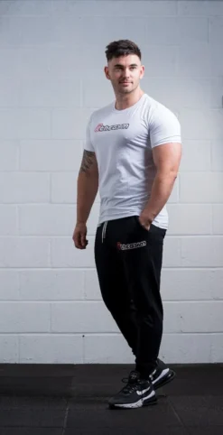 @theGym Classic T-Shirt - White -Gym Equipme Sales at the gym 2020 00046