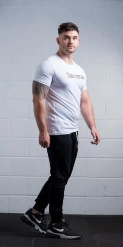 @theGym Classic T-Shirt - White -Gym Equipme Sales at the gym 2020 00047