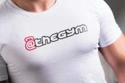 @theGym Classic T-Shirt - White -Gym Equipme Sales at the gym 2020 00049