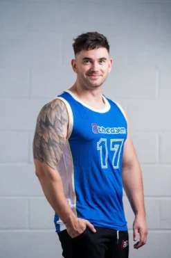 @theGym Unisex Baller Tank Vest - Blue 19 @theGym Unisex Baller Tank Vest - Blue -Gym Equipme Sales at the gym 2020 00144 1