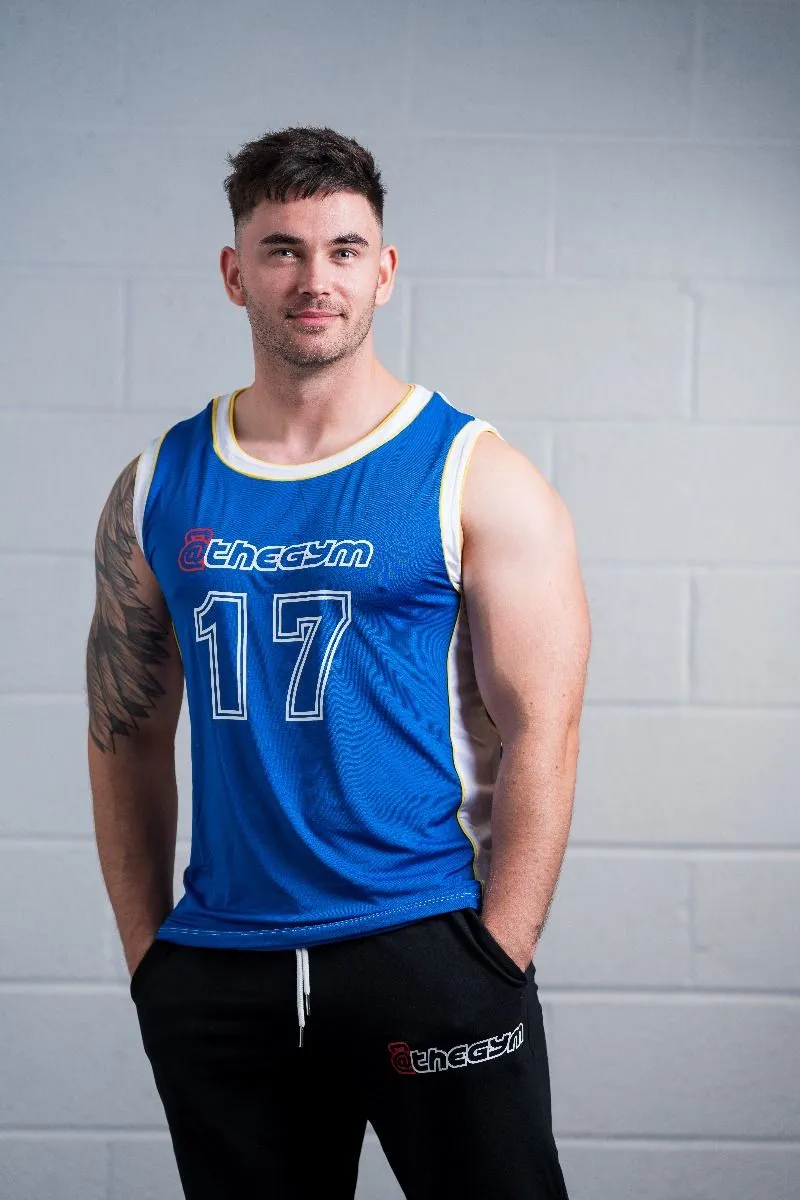 @theGym Unisex Baller Tank Vest - Blue 9 @theGym Unisex Baller Tank Vest - Blue - Image 7