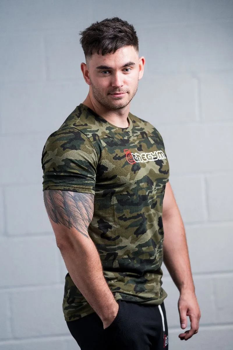 @theGym Unisex Classic T-Shirt - Green-Camo 3 @theGym Unisex Classic T-Shirt - Green-Camo