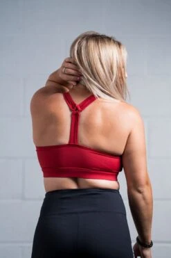 @theGym Athletic Sports Bra - Red -Gym Equipme Sales at the gym 2020 00194