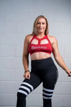 @theGym Athletic Sports Bra - Red -Gym Equipme Sales at the gym 2020 00195