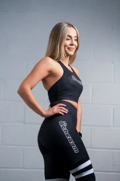 2-PIECE SET: @theGym Black-Leopard Sports Bra & Leggings -Gym Equipme Sales at the gym 2020 00232 2 1