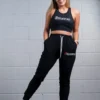 @theGym Unisex Lightweight Classic Joggers - Black -Gym Equipme Sales at the gym 2020 00239 2