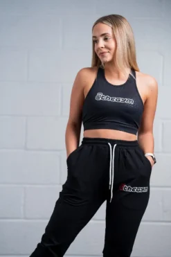 @theGym Unisex Lightweight Classic Joggers - Black -Gym Equipme Sales at the gym 2020 00241