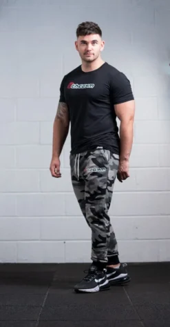 @theGym Classic Joggers - Black/Grey-Camo -Gym Equipme Sales at the gym 2020 00253 5