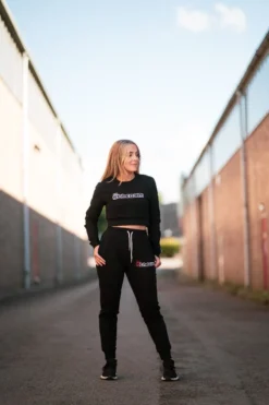 @theGym Unisex Lightweight Classic Joggers - Black -Gym Equipme Sales at the gym 2020 00291