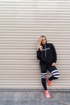@theGym Unisex Lightweight Classic Hoodie - Black 33 @theGym Unisex Lightweight Classic Hoodie - Black -Gym Equipme Sales at the gym 2020 00295 1