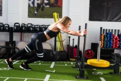 2-PIECE SET: @theGym Black-Leopard Sports Bra & Leggings -Gym Equipme Sales at the gym 2020 00370 1