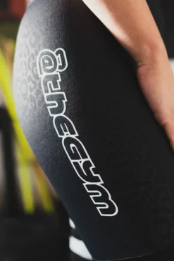 2-PIECE SET: @theGym Black-Leopard Sports Bra & Leggings -Gym Equipme Sales at the gym 2020 00371 1 1