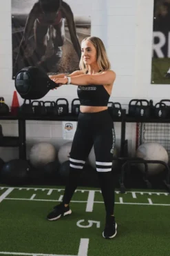 2-PIECE SET: @theGym Black-Leopard Sports Bra & Leggings -Gym Equipme Sales at the gym 2020 00372 1