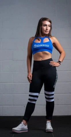 @theGym Athletic Sports Bra - Blue 9 @theGym Athletic Sports Bra - Blue -Gym Equipme Sales at the gym 2020 00447