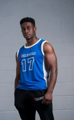 @theGym Unisex Baller Tank Vest - Blue 18 @theGym Unisex Baller Tank Vest - Blue -Gym Equipme Sales at the gym 2020 00461 2