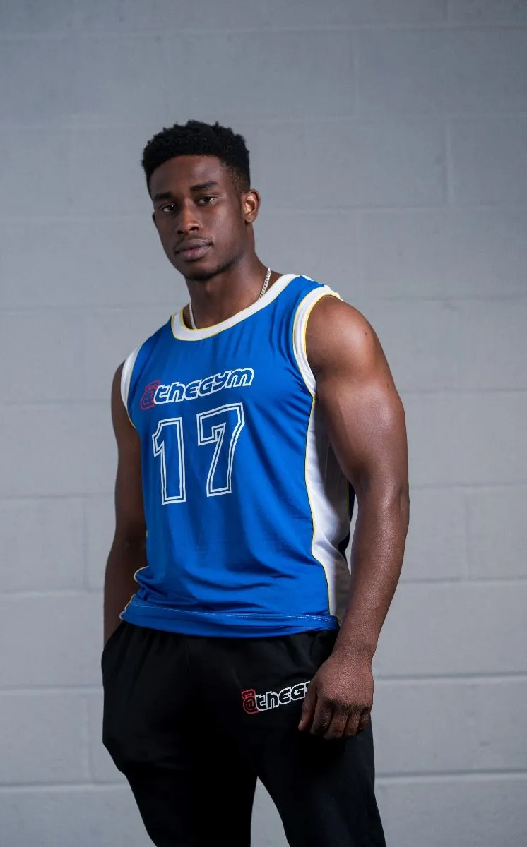 @theGym Unisex Baller Tank Vest - Blue 10 @theGym Unisex Baller Tank Vest - Blue - Image 8