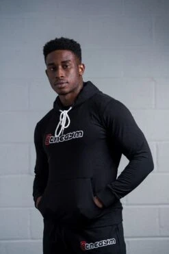 @theGym Unisex Lightweight Classic Hoodie - Black 27 @theGym Unisex Lightweight Classic Hoodie - Black -Gym Equipme Sales at the gym 2020 00537 1