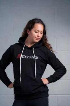 @theGym Unisex Lightweight Classic Hoodie - Black 21 @theGym Unisex Lightweight Classic Hoodie - Black -Gym Equipme Sales at the gym 2020 00563 1