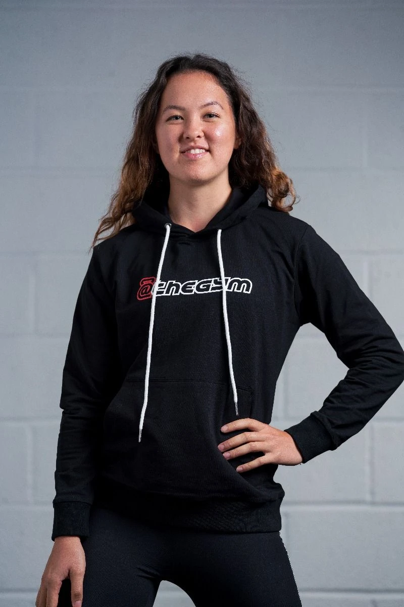 @theGym Unisex Lightweight Classic Hoodie - Black 7 @theGym Unisex Lightweight Classic Hoodie - Black - Image 5