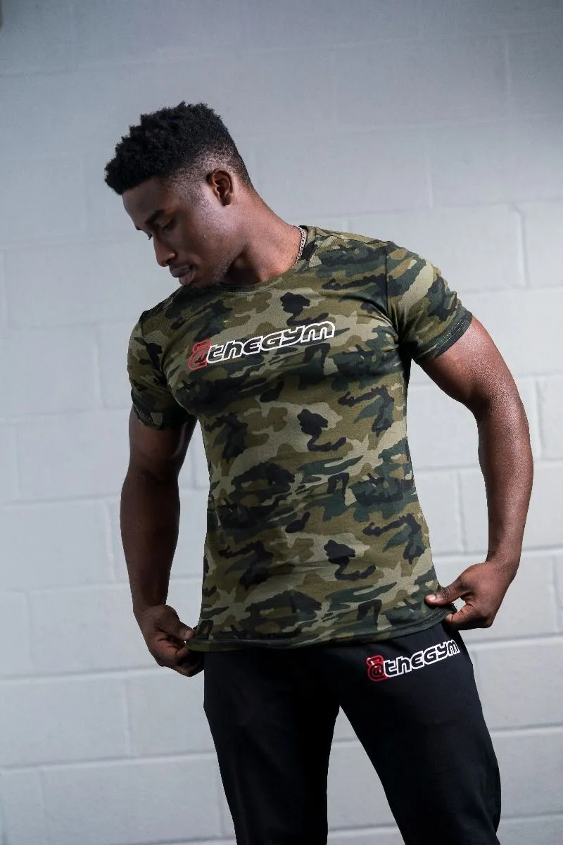 @theGym Unisex Classic T-Shirt - Green-Camo 7 @theGym Unisex Classic T-Shirt - Green-Camo - Image 5