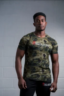 @theGym Unisex Classic T-Shirt - Green-Camo 18 @theGym Unisex Classic T-Shirt - Green-Camo -Gym Equipme Sales at the gym 2020 00588