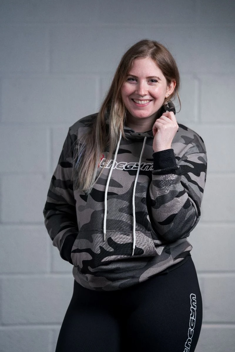 @theGym Unisex Classic Hoodie - Black/Grey-Camo 3 @theGym Unisex Classic Hoodie - Black/Grey-Camo
