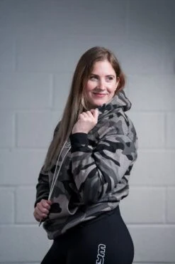 @theGym Unisex Classic Hoodie - Black/Grey-Camo 11 @theGym Unisex Classic Hoodie - Black/Grey-Camo -Gym Equipme Sales at the gym 2020 00641