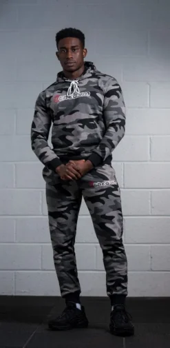 @theGym Classic Joggers - Black/Grey-Camo -Gym Equipme Sales at the gym 2020 00653