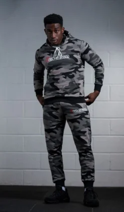 @theGym Classic Joggers - Black/Grey-Camo -Gym Equipme Sales at the gym 2020 00654