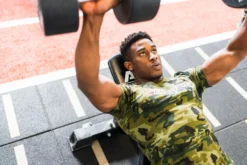 @theGym Unisex Classic T-Shirt - Green-Camo 20 @theGym Unisex Classic T-Shirt - Green-Camo -Gym Equipme Sales at the gym 2020 00743