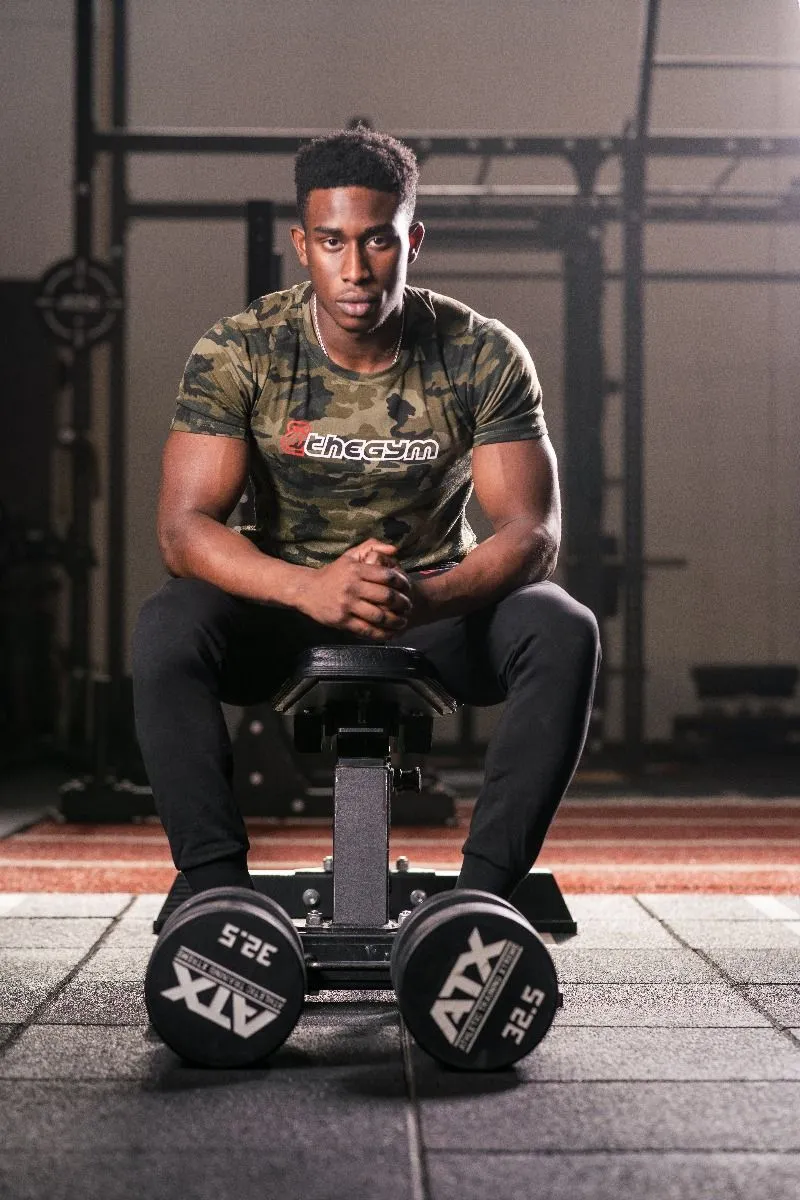 @theGym Unisex Classic T-Shirt - Green-Camo 9 @theGym Unisex Classic T-Shirt - Green-Camo - Image 7