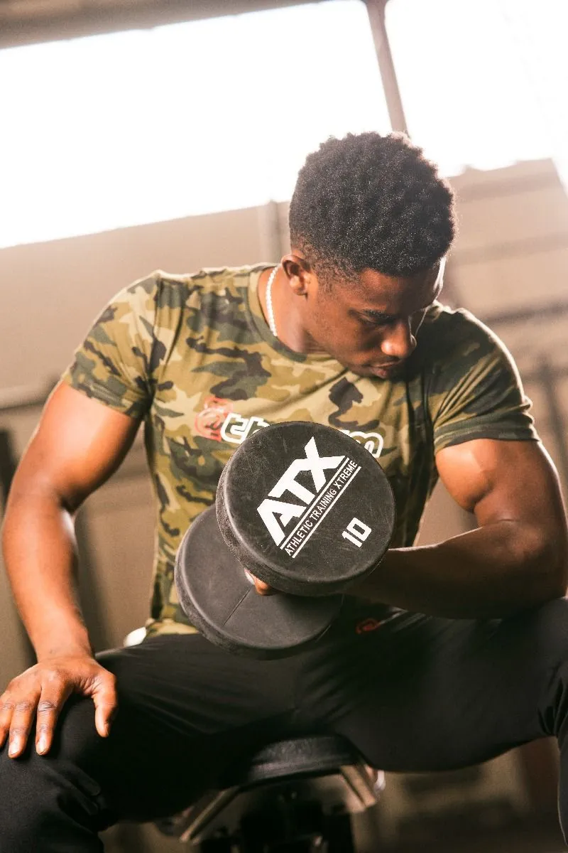 @theGym Unisex Classic T-Shirt - Green-Camo 12 @theGym Unisex Classic T-Shirt - Green-Camo - Image 10