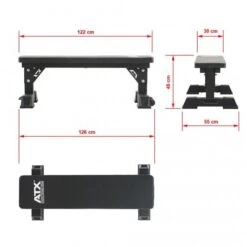 ATX Monster Flat Bench FBX-800 15 ATX Monster Flat Bench FBX-800 -Gym Equipme Sales atx fub skizze