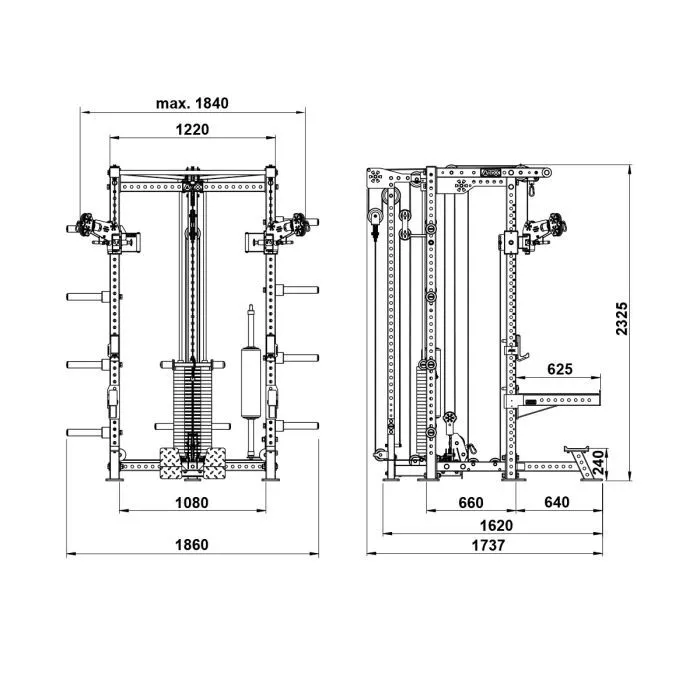 ATX Hardcore Half Rack HCR-780 4 ATX Hardcore Half Rack HCR-780 - Image 2