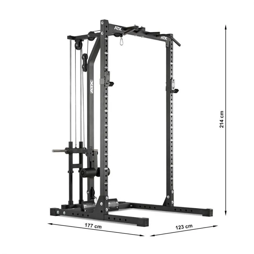 ATX Half Rack HRX-620 With Plate Load Lat Pulldown 13 ATX Half Rack HRX-620 With Plate Load Lat Pulldown - Image 11