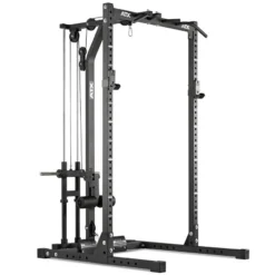 ATX Half Rack HRX-620 With Plate Load Lat Pulldown