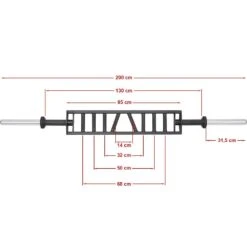 ATX American Press Bar 12 ATX American Press Bar -Gym Equipme Sales atx lh 50 mg masze