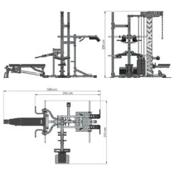 ATX Lever MultiPLEX Multigym MSX-700 -Gym Equipme Sales atx msx 700 skizze