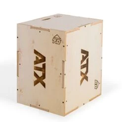 ATX 3-in-1 Plyometric Box (50/60/70cm) -Gym Equipme Sales atx sprungbox aus holz mit 3 verschiedenen sprunghoehen 3700 3