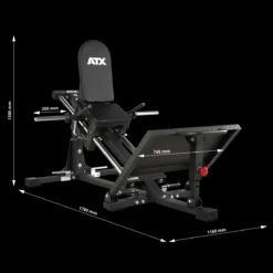 ATX Legacy Leg Sled CLP-700 Mk2 (2.0) -Gym Equipme Sales atx clp 700 modell2023 zeichnung neu