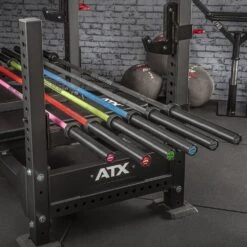 ATX Cerakote FIRE ENGINE RED Hybrid Power Bar -Gym Equipme Sales cerakote quadrat